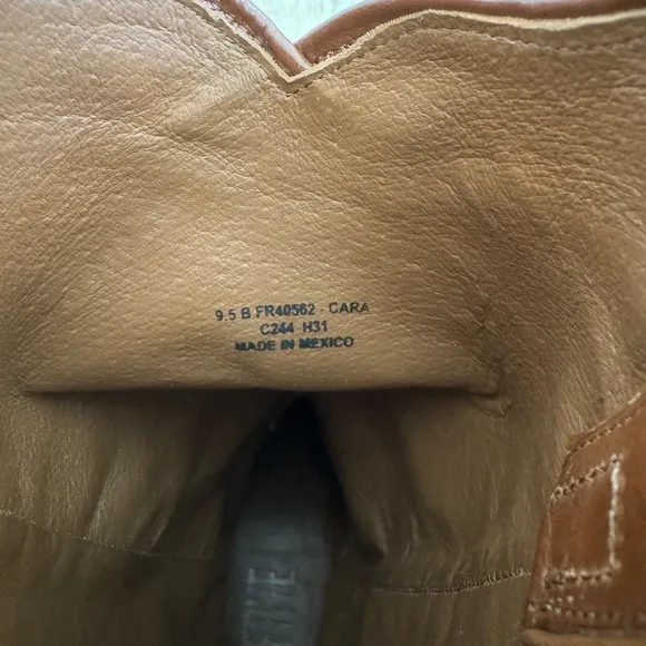 Frye New Billy Daisy Pull On Caramel Western Cowboy Boots