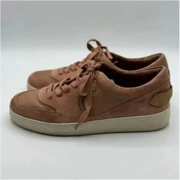 FRYE Webster Western Rose Low Artisan Leather/Suede Sneakers Size 9