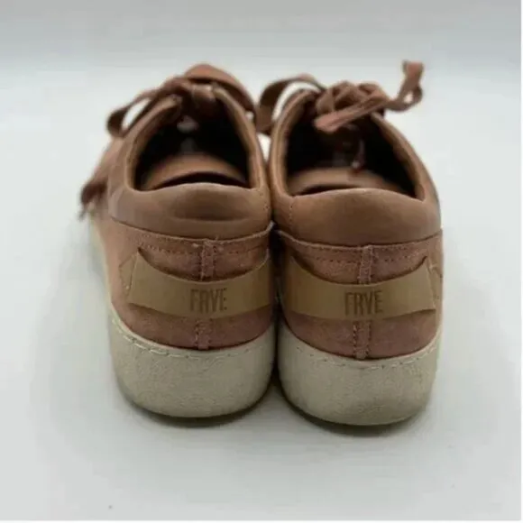 FRYE Webster Western Rose Low Artisan Leather/Suede Sneakers Size 9