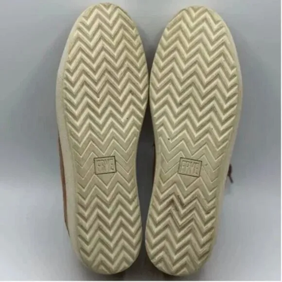 FRYE Webster Western Rose Low Artisan Leather/Suede Sneakers Size 9