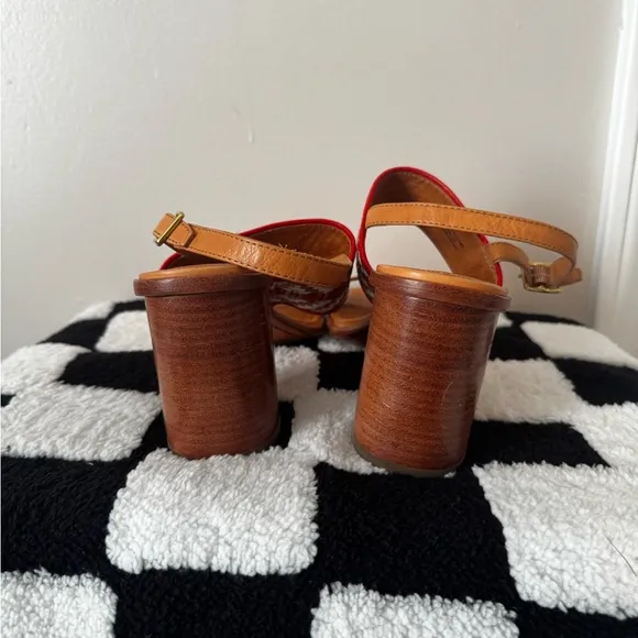 Frye Women's Amy Woven Block Heel Sandals, Size 10