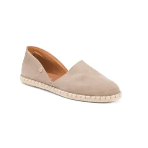 FUN VERBENAS Stone Made In Spain Suede Slip On Espadrilles