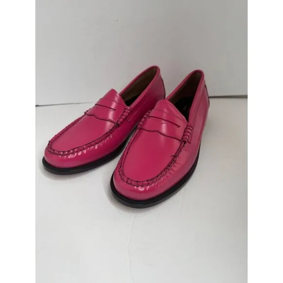 G. H. Bass Whitney Candy Weejuns Leather Penny Loafer Size 9.5 NEW Magenta