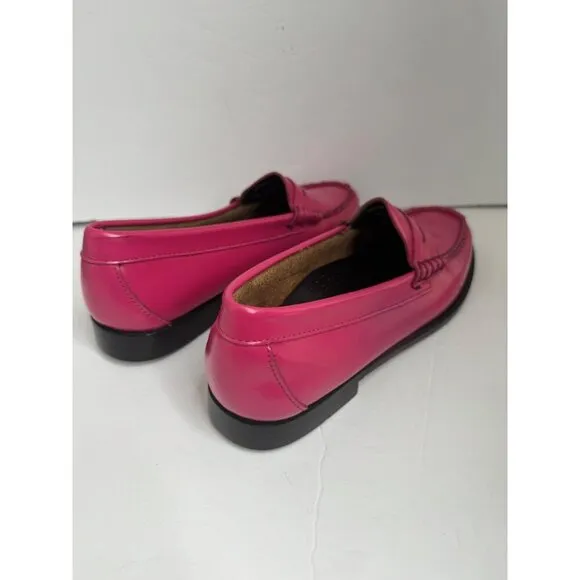 G. H. Bass Whitney Candy Weejuns Leather Penny Loafer Size 9.5 NEW Magenta