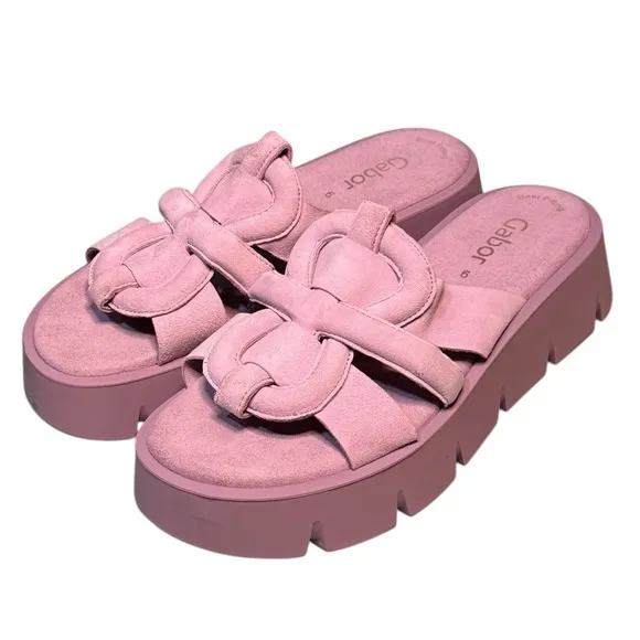 GABOR PLATFORM SANDALS SIZE 9 LIKE NEW