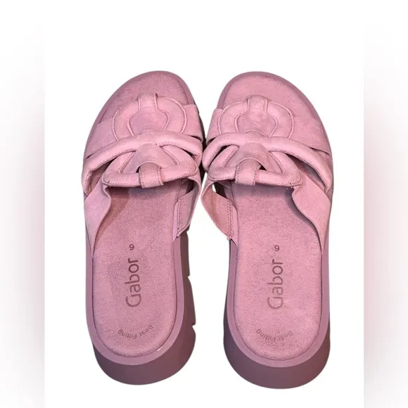 GABOR PLATFORM SANDALS SIZE 9 LIKE NEW