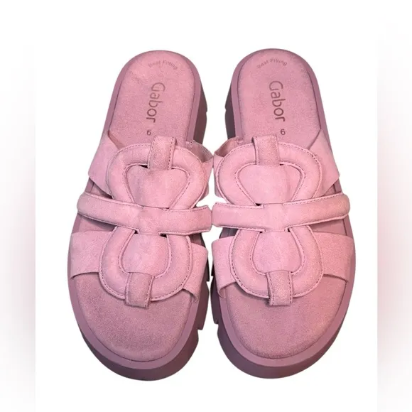 GABOR PLATFORM SANDALS SIZE 9 LIKE NEW