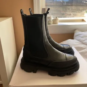 Ganni Black Ankle Boots