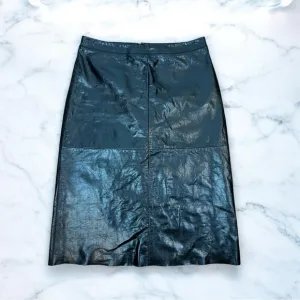 GAP 100% Genuine Leather Midi Skirt - Size 10
