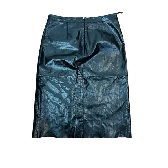 GAP 100% Genuine Leather Midi Skirt - Size 10