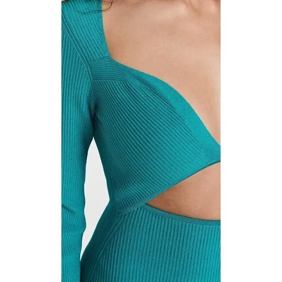 Gauge81 Otero Dress in Turquoise Small New Womens Knit Bodycon