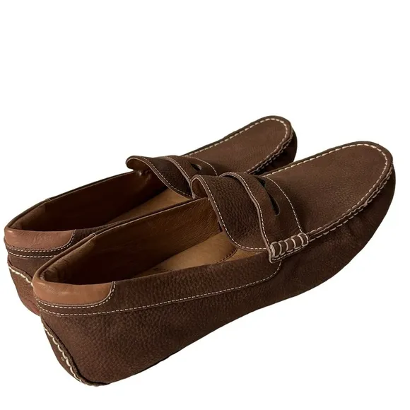 Gentle Souls By Kenneth Cole Nyle Penny Driver Loafers Brown Size 12
