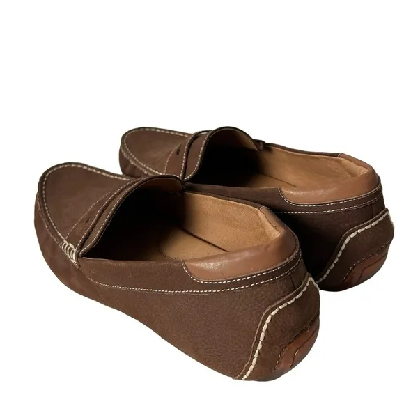 Gentle Souls By Kenneth Cole Nyle Penny Driver Loafers Brown Size 12