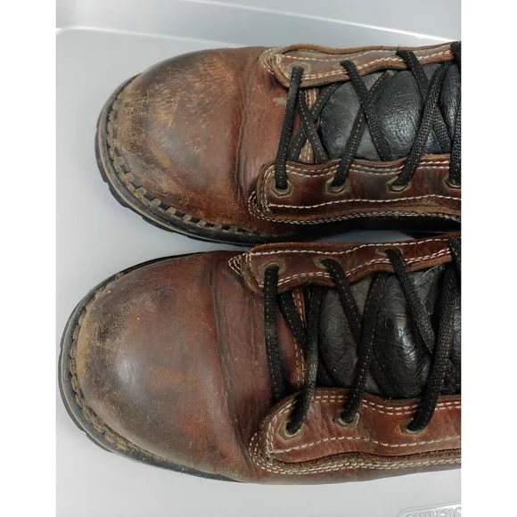 Georgia Boots Mens 10M Brown Logger Counter Lock 9 Inch Mid Calf Waterproof Work