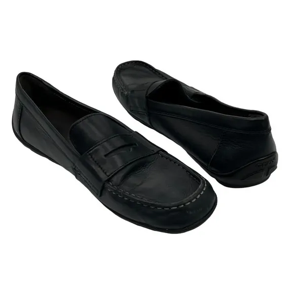 GEOX Blue Penny Loafers Size 39 Women's
