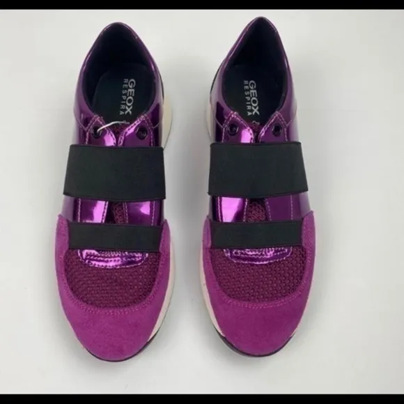 GEOX SUZZIE SLIP ON SNEAKERS