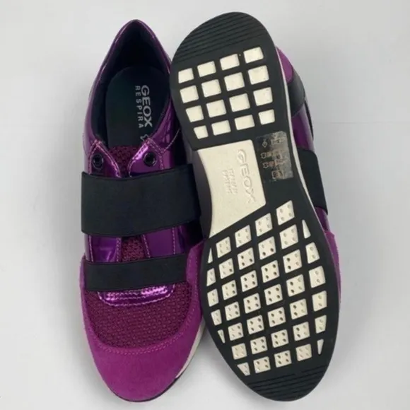 GEOX SUZZIE SLIP ON SNEAKERS