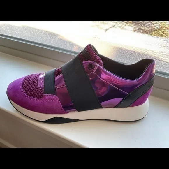 GEOX SUZZIE SLIP ON SNEAKERS