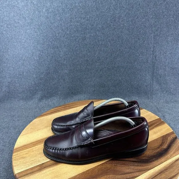 G.H. Bass &amp; Co. Weejuns Walter Penny Loafers Men's 7D Burgundy Leather
