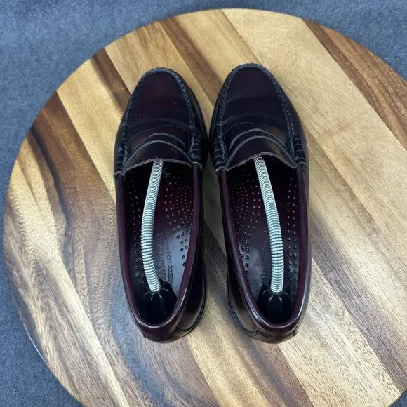 G.H. Bass &amp; Co. Weejuns Walter Penny Loafers Men's 7D Burgundy Leather