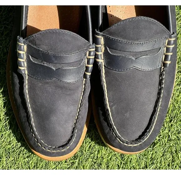 G.H. Bass &amp; Co. Weejuns Wayne Men’s Suede slip on Penny Loafers size 8.5