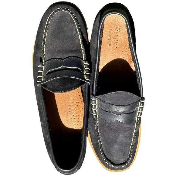 G.H. Bass &amp; Co. Weejuns Wayne Men’s Suede slip on Penny Loafers size 8.5