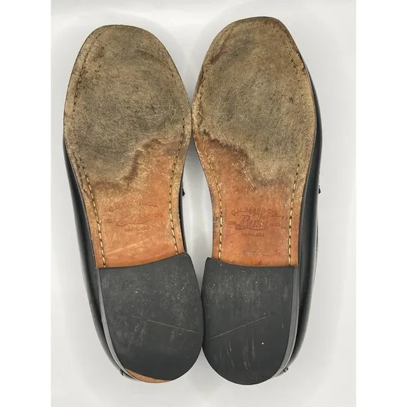 GH Bass Men's  Weejuns Bradford Penny Loafers Size 12 D Black