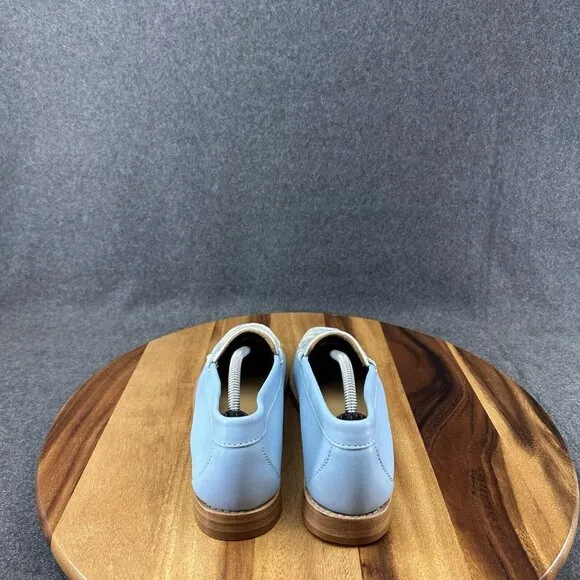 G.H Bass Weejuns Whitney plaid Blue Penny Loafers Women Size 8.5 Leather
