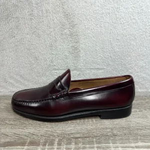 G.H.Bass Originals Penny Loafers Wine Color Leather Men’s Size 10.5D Old Money