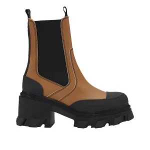 Gianni Bini Downtown Leather Chelsea Chunky Sole Boots 9 NEW $525 Tag