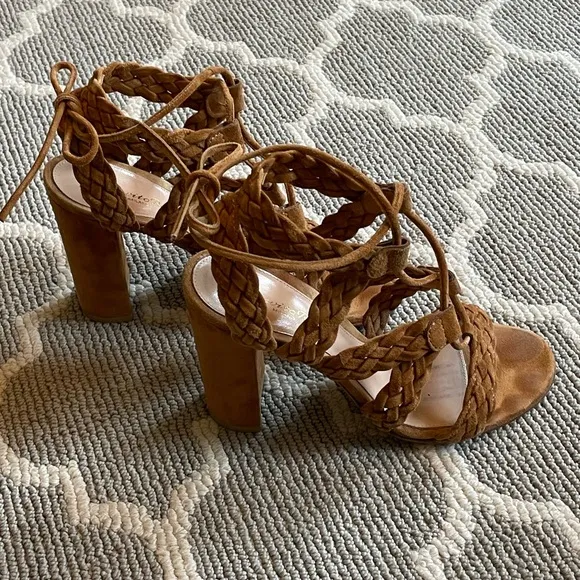Gianvito Rossi Jimi suede sandals size 37