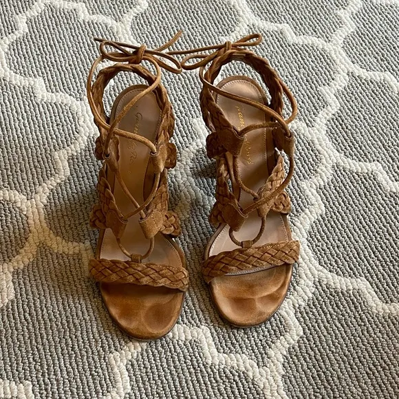Gianvito Rossi Jimi suede sandals size 37