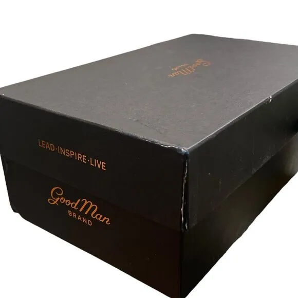 Good Man Brand Men’s 7.5 Black Leather Lexington Penny Loafers By Russell Wilson