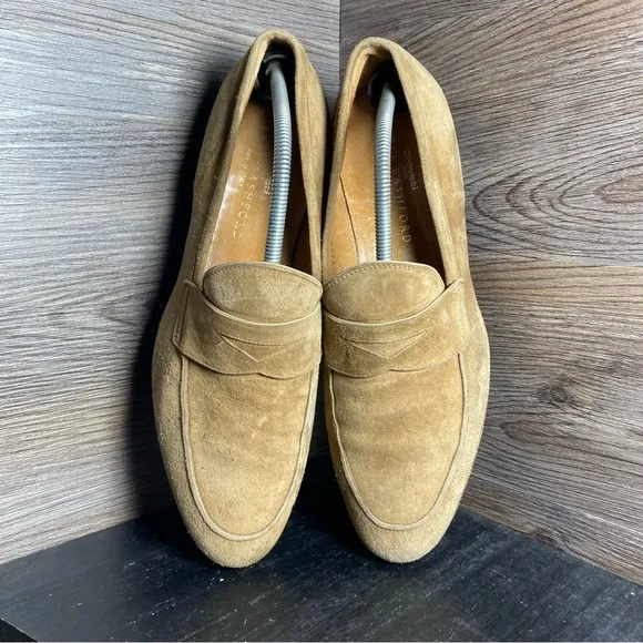 Gravati for Wilkes bashford penny loafers suede tan
