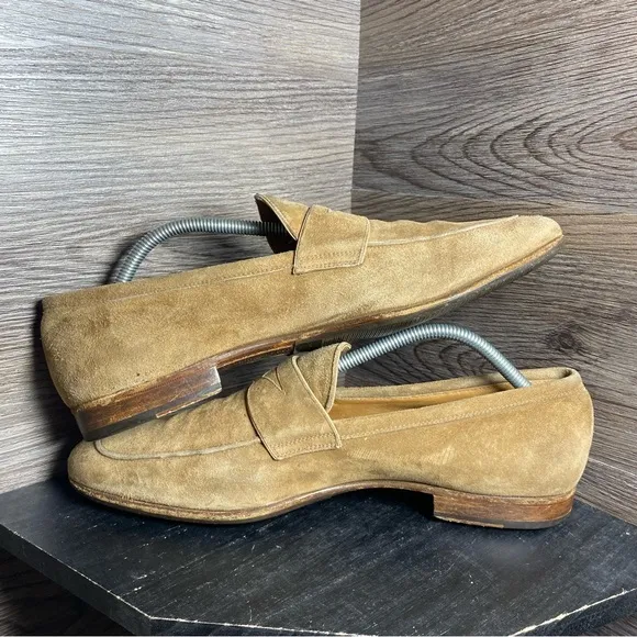 Gravati for Wilkes bashford penny loafers suede tan