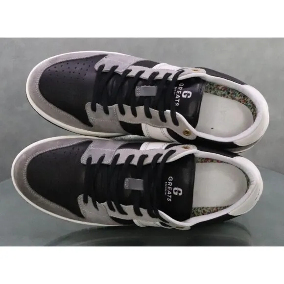 Greats Brooklyn The JMZ Court Men's Sneakers Shoes Size 11 Leather Black White