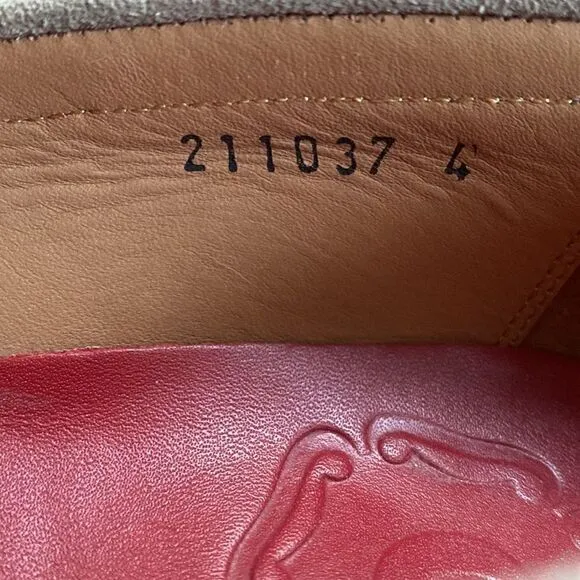 GRENSON Shoes Gray Suede Leather Penny Loafers Women’s Size 37
