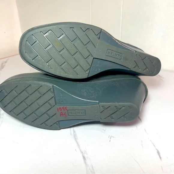 Grey Hunter Mid Calf Wedge Rain Boots Kellan USE 5