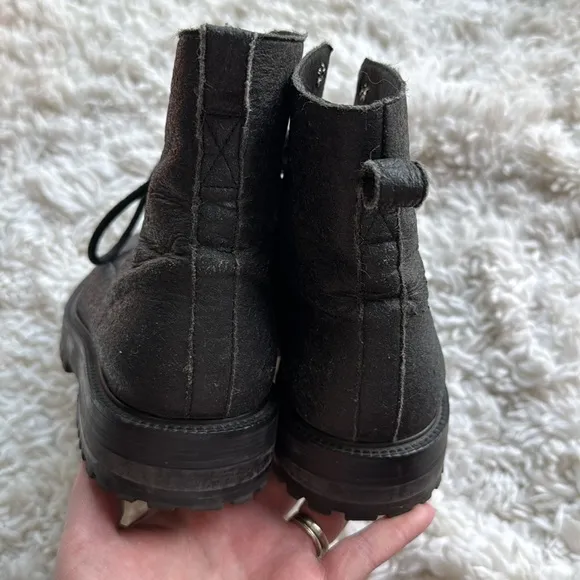 Ground Cover Pineapple Leather Boots