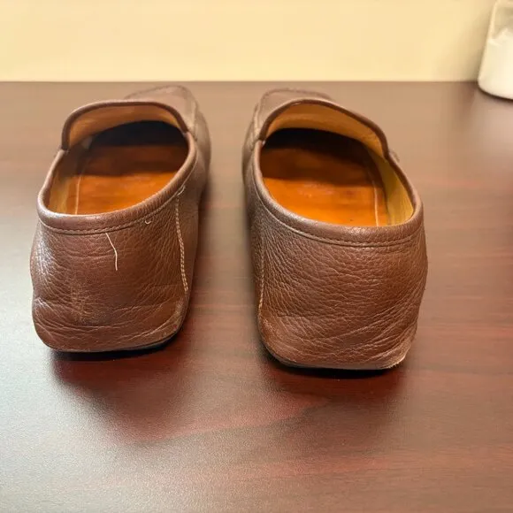Gucci Hebron Horsebit Driving Loafers | Men’s Size 12 | Brown Leather