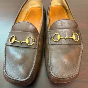 Gucci Hebron Horsebit Driving Loafers | Men’s Size 12 | Brown Leather