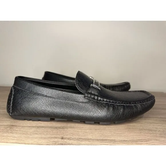 GUESS Men's GMAalen-R Driving Style Loafer Size 10.5 Designer Slip On Dress Shoe