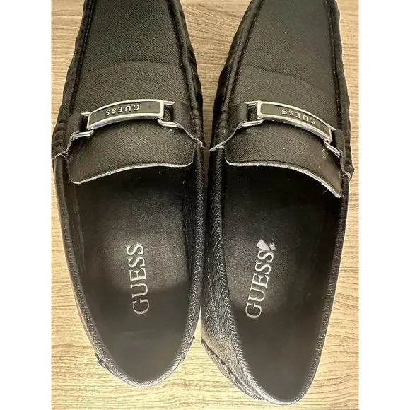 GUESS Men's GMAalen-R Driving Style Loafer Size 10.5 Designer Slip On Dress Shoe