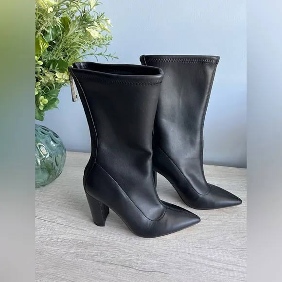 Guess Women's Abbale Block Heel Mid Calf Boots