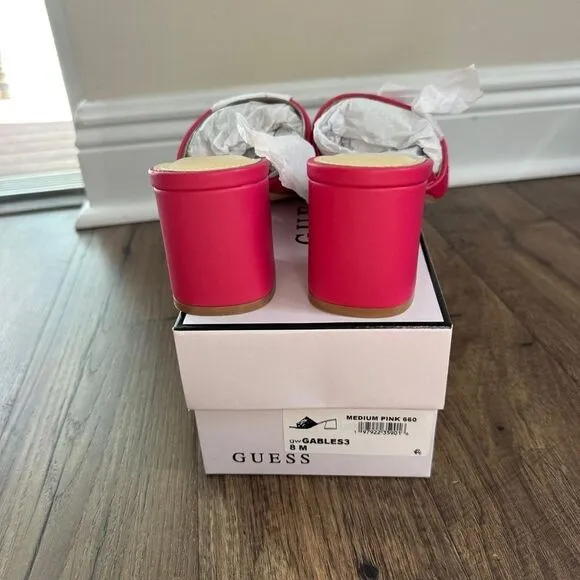 Guess Women's Gables Pink Sandals NEW
