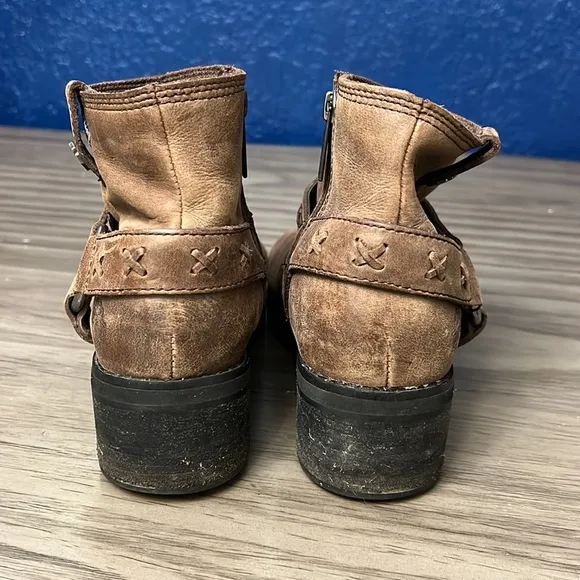 HARLEY DAVIDSON CHUNKY VINTAGE HARNESS BOOTS 7