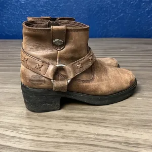HARLEY DAVIDSON CHUNKY VINTAGE HARNESS BOOTS 7