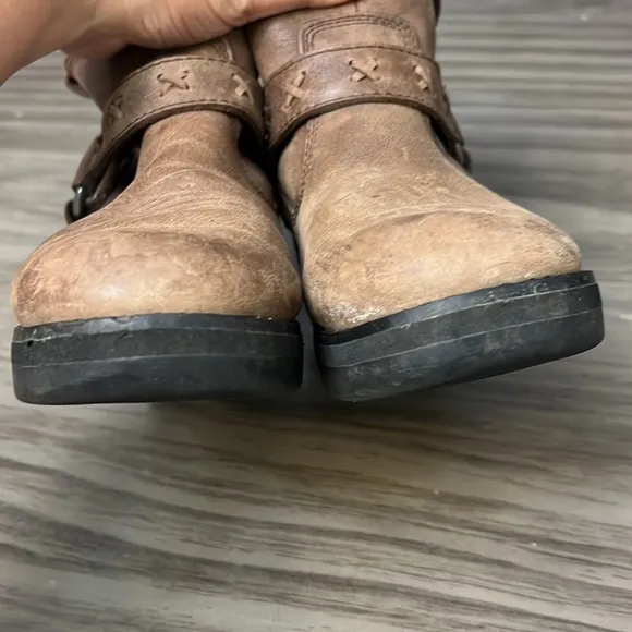 HARLEY DAVIDSON CHUNKY VINTAGE HARNESS BOOTS 7
