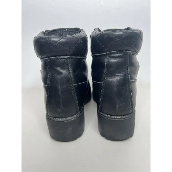 Harley-Davidson Moto Riding Boots Leather Chunky Heel Women’s 7.5