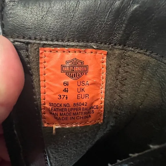 Harley Davidson Moto Serina Boots Size 6.5